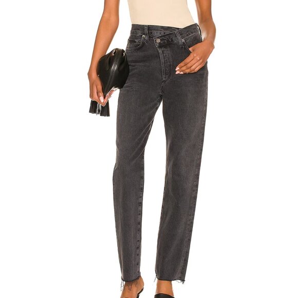 Agolde Criss Cross Upsized Jeans in Shambles - Picture 1 of 10